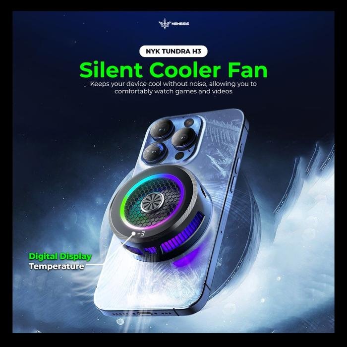 NYK Nemesis Haze H2 / H-2 / H 2 / Tundra H3 / H-3 / H 3 Magnetic Phone Cooler Fan Original