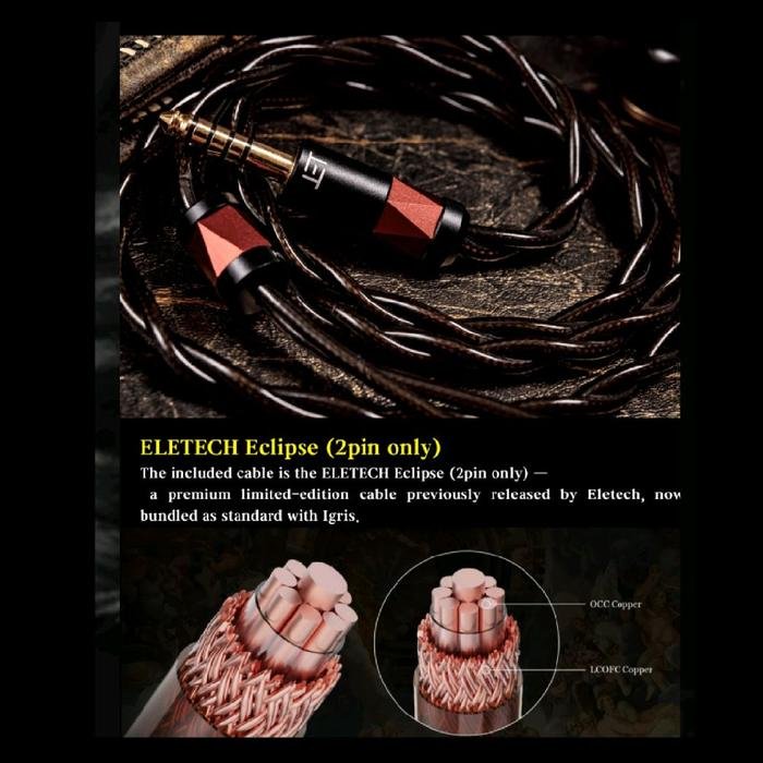 AME Igris Flagship 1DD + 4BA + 2 Planar Magnetic Driver In-Ear Monitors / IEM Original