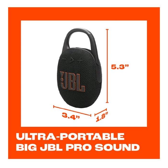 JBL Clip 5 Successor Clip 4 Ultra-Portable Waterproof Speaker Original