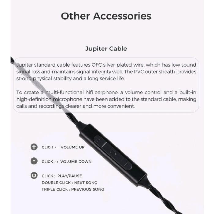Melody Wings Jupiter Titanium Plated Dynamic Driver In Ear Monitor Earphones / IEM Original