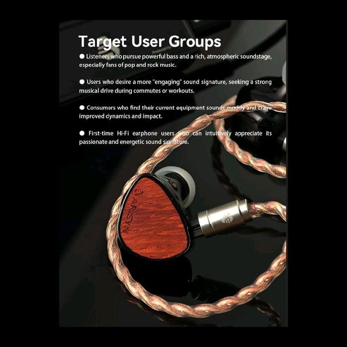 Arisyn Huo Shu HuoShu 10mm LCP Composite Diaphragm Dynamic Driver IEM In Ear Monitor Earphone Original