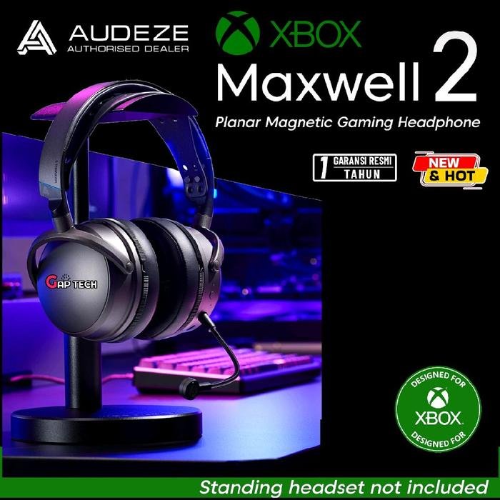 Audeze Maxwell 2 / Maxwell2 / Maxwell 2nd Gen Premium Over Ear Wireless Planar Gaming Headset / Headphone Original - FOR X BOX