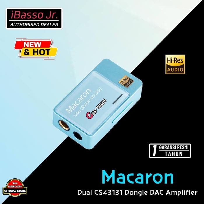 iBasso Jr / Jr. Macaron Flagship Dual CS43131 DAC Dongle DAC Amplifier / DAC AMP Original - Blue