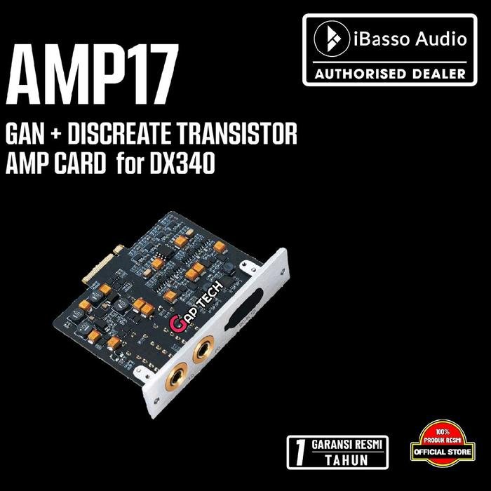 iBasso AMP16 / AMP 16 / AMP-16 / AMP17 / AMP 17 / AMP-17 | Amp Card for DX340 Original - AMP17
