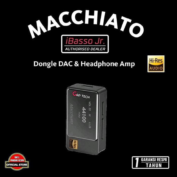 iBasso JR Macchiato Hi-Res Portable Dongle DAC-AMP Original - Black