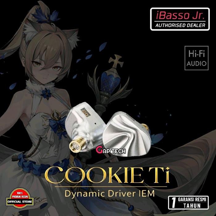 iBasso Jr Cookie Ti Single Dynamic Driver In-Ear Monitor Earphones / IEM Original - MATTE