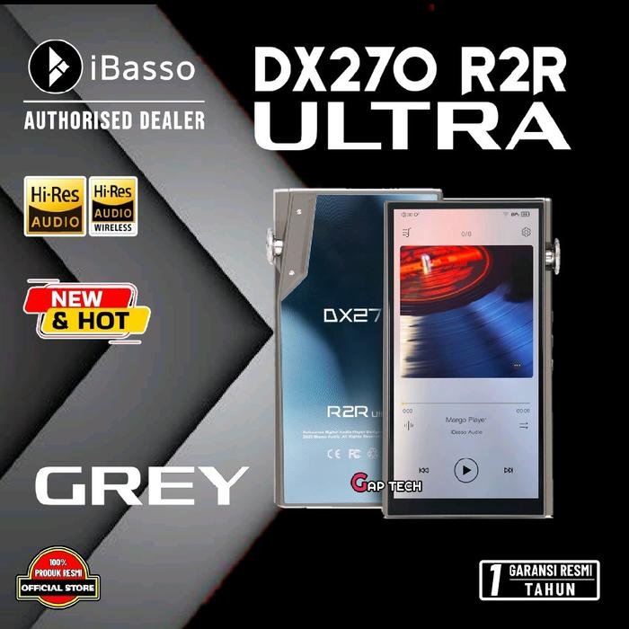 iBasso DX270 / DX 270 R2R Ultra Premium Digital Audio Player & USB DAC / DAP Original - Grey
