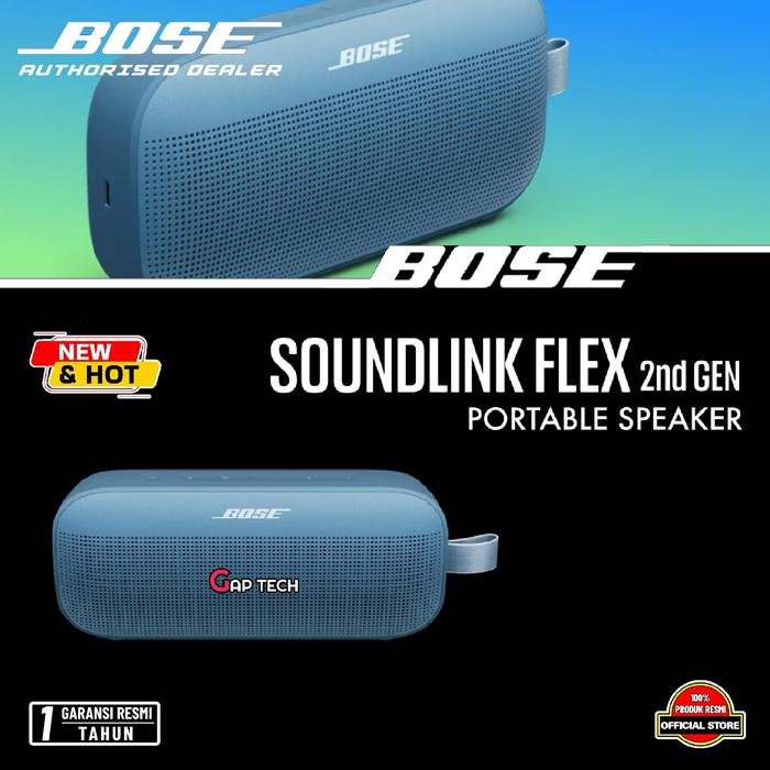 Bose SoundLink Flex 2nd Gen / Flex II Portable Bluetooth Speaker Original - BLUE DUSK