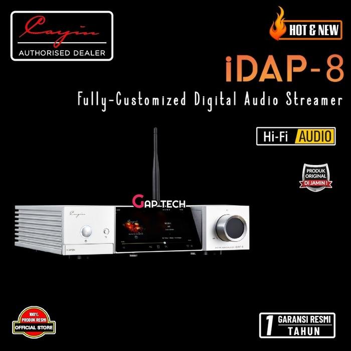 Cayin iDAP 8 / iDAP8 / iDAC 8 / iDAC8 / iHA8 / iHA8 Premium High Fidelity Desktop Audio - Streamer DAC Amplifier Original - iDAP 8 STREAMER