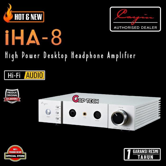 Cayin iDAP 8 / iDAP8 / iDAC 8 / iDAC8 / iHA8 / iHA8 Premium High Fidelity Desktop Audio - Streamer DAC Amplifier Original - iHA 8 AMPLIFIER