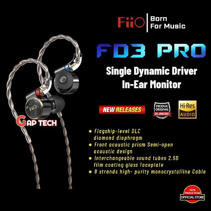 Fiio FD3 / FD 3 / FD3 PRO / FD 3 PRO / FD 3PRO Dynamic In Ear Monitor Original - FiiO FD3 PRO