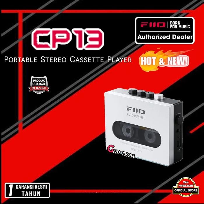 FiiO CP13 / CP 13 Portable Stereo Cassette Player Original - BLACK WHITE