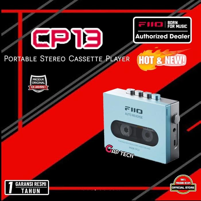 FiiO CP13 / CP 13 Portable Stereo Cassette Player Original - SKY BLUE