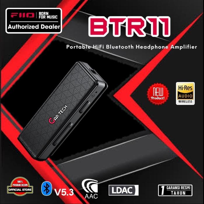 Fiio BTR 11 / BTR11 Portable HiFi Bluetooth DAC Headphone Amplifier / DAC Amp Original - Black
