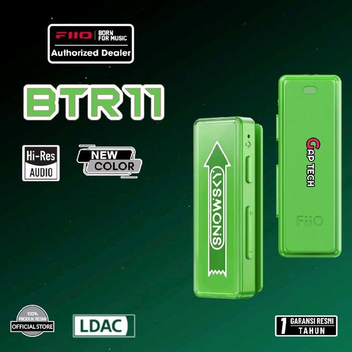 Fiio BTR 11 / BTR11 Portable HiFi Bluetooth DAC Headphone Amplifier / DAC Amp Original - Green