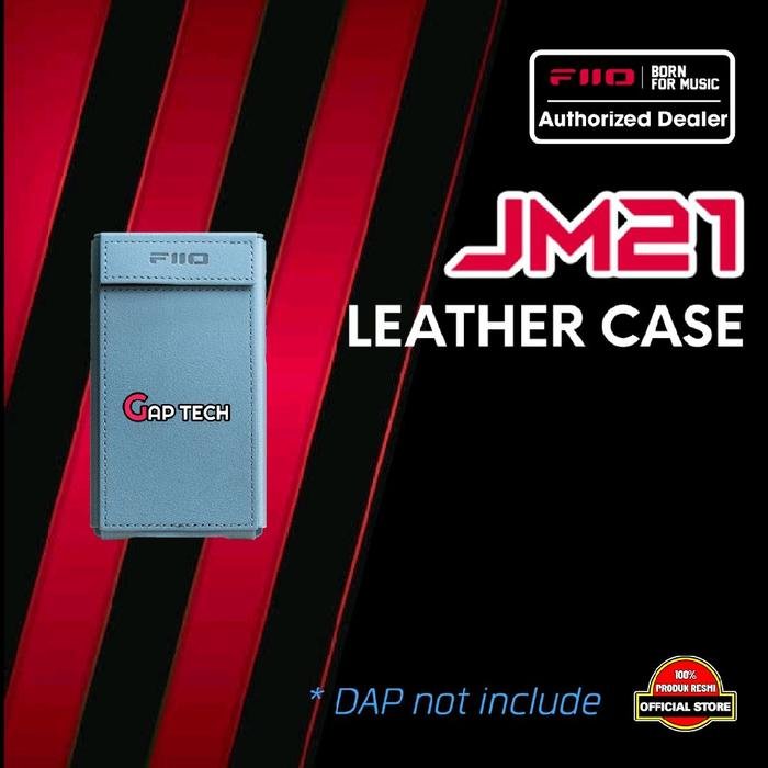 FiiO JM21 / JM 21 / JM-21 Dual CS43198 Portable Hi-Res Lossless Music Player with Android 13 and Snapdragon 680 Original - LEATHERETTE CASE ONLY - BLUE