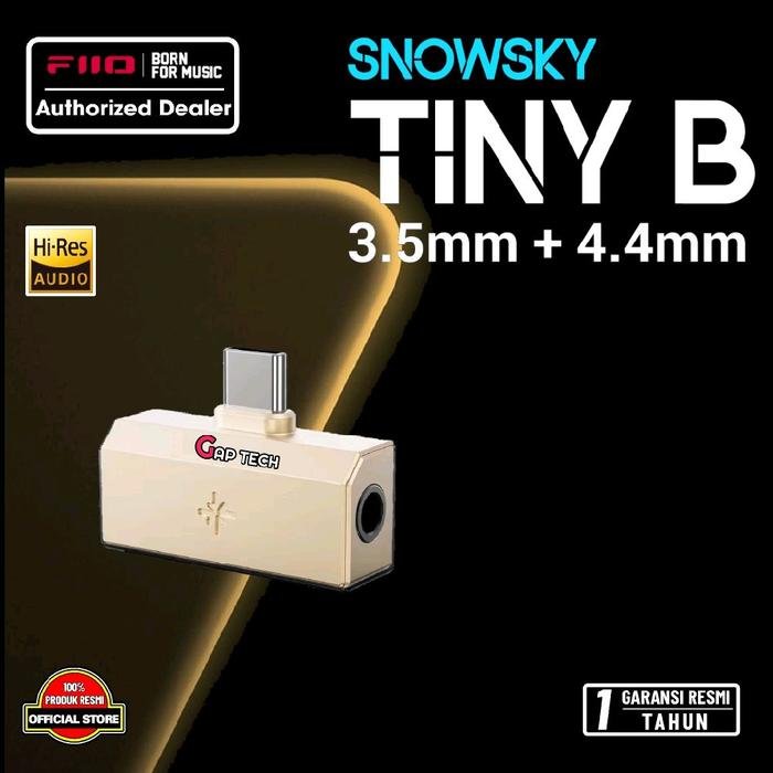 Fiio Snowsky Tiny Portable Dongle USB Adapter DAC Amplifier / DAC AMP Original - TINY B - RETRO GOLD