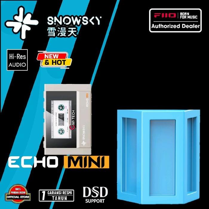 Fiio SnowSky Echo Mini Portable Hi-Res Lossless Pure Music Player / Digital Audio Player / DAP Original - Titanium Gold