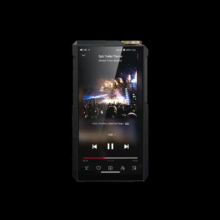 FiiO M27 / M 27 / M-27 Flagship Hi-Res Music Player with Dual ES9039SPRO DAC Digital Audio Player / DAP Original - ALUMINUM