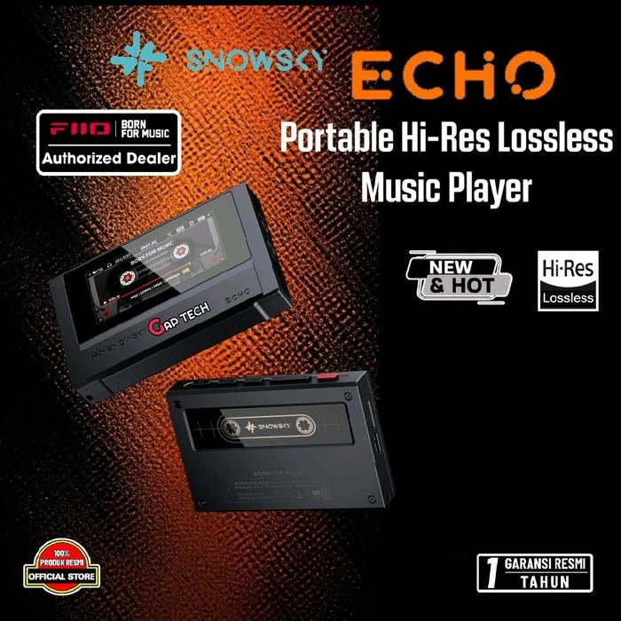 Fiio Snowsky ECHO Portable High-Resolution Lossless Music Player Original - Black