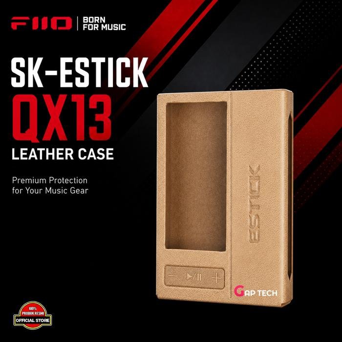 FiiO SK-ESTICK + QX13 Leather Case For E-Stick and QX13 Dongle Original - Brown