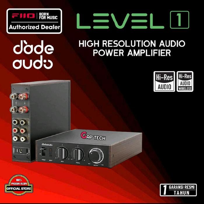 Fiio LEVEL 1 / LEVEL-1 / LEVEL1 High-Resolution Audio Power Amplifier Original - Black