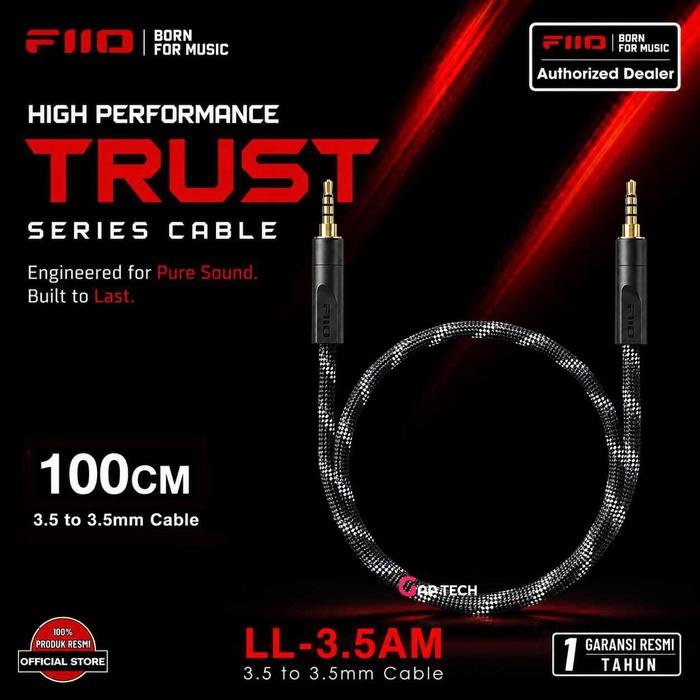FiiO High Performance TRUST Series Cable Original - LL-3.5AM 100CM