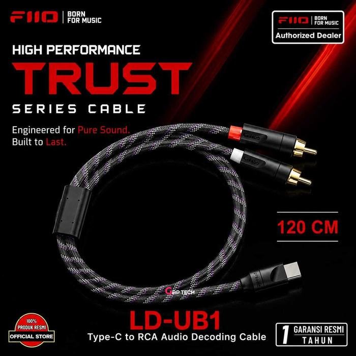 FiiO High Performance TRUST Series Cable Original - LD-UB1 120CM