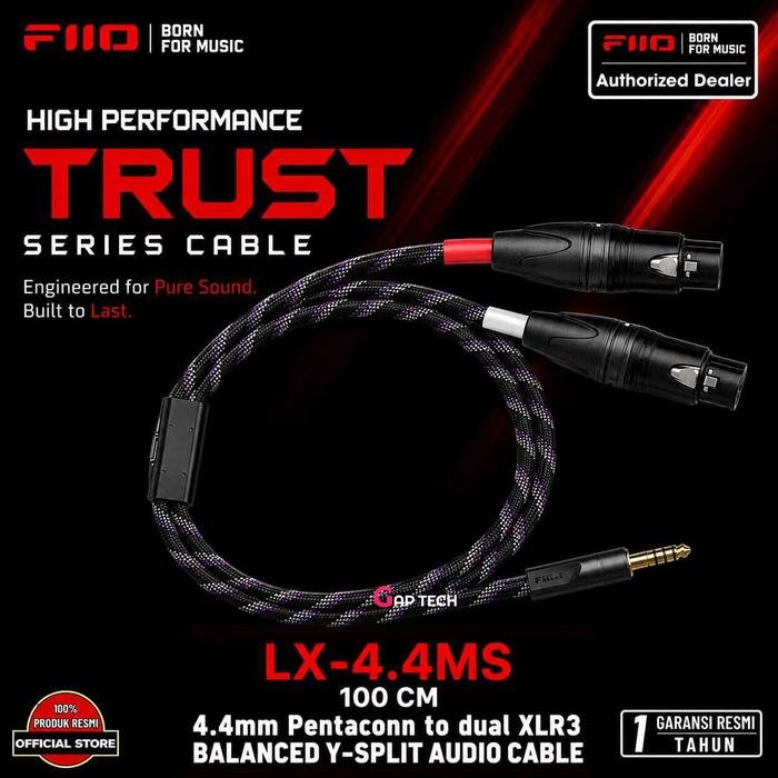 FiiO High Performance TRUST Series Cable Original - LX-4.4MS 100CM