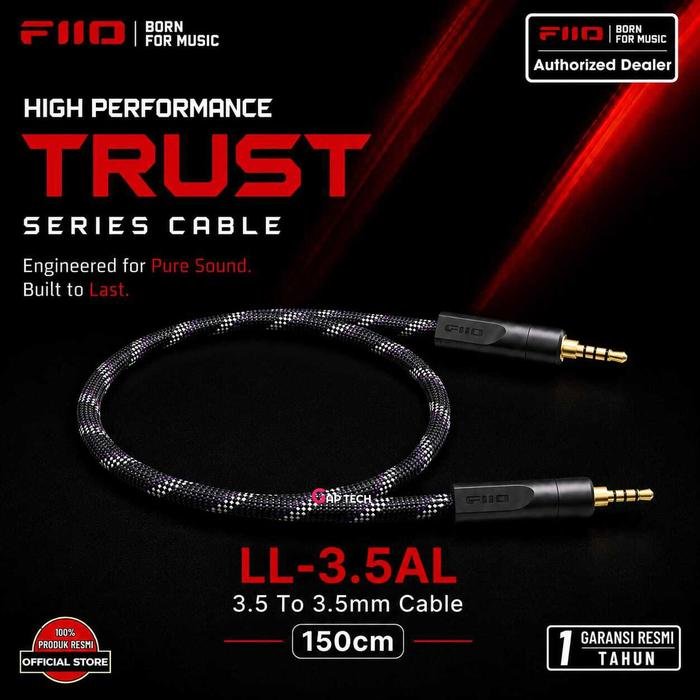 FiiO High Performance TRUST Series Cable Original - LL-3.5AL 150CM