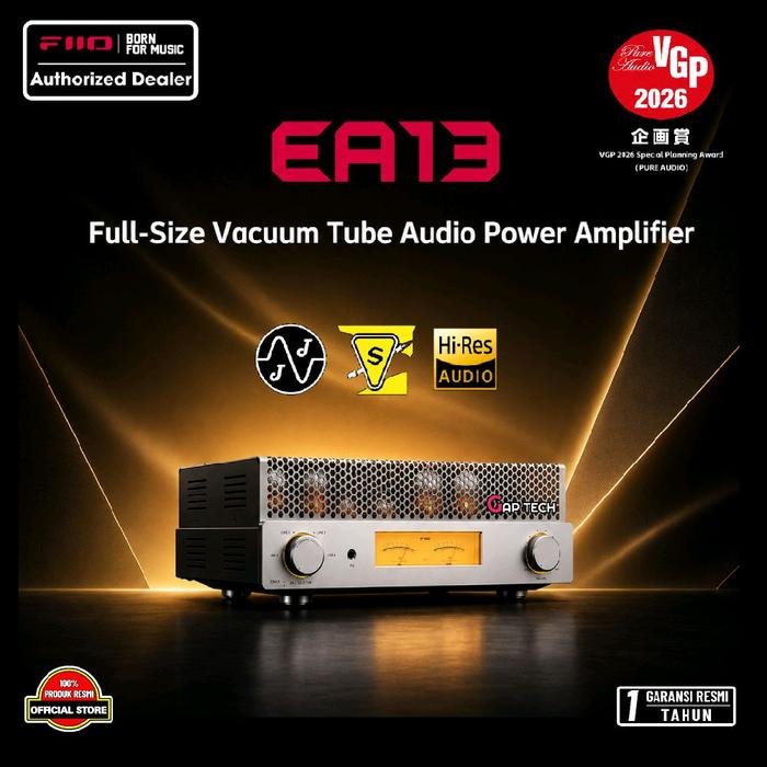 Fiio EA13 / EA 13 Hi-Res Full-Size Vacuum Tube Audio Power Amplifier Original - Silver