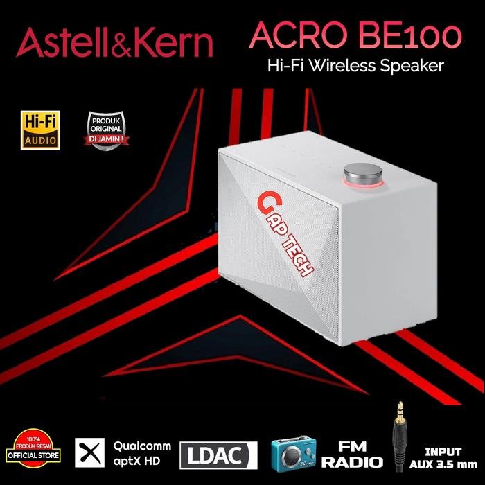 Astell&Kern ACRO BE100 / BE 100 Hi-Fi Active Wireless Speaker Original - White
