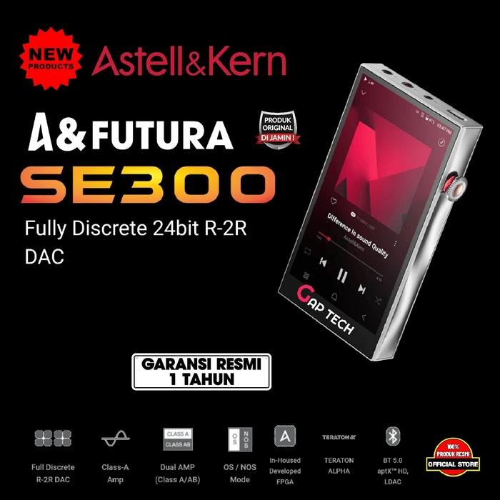 ASTELL & KERN AK SE300 / SE 300 Fully Discrete 24 bit R2R Hi-Res DAP Original - AK SE 300