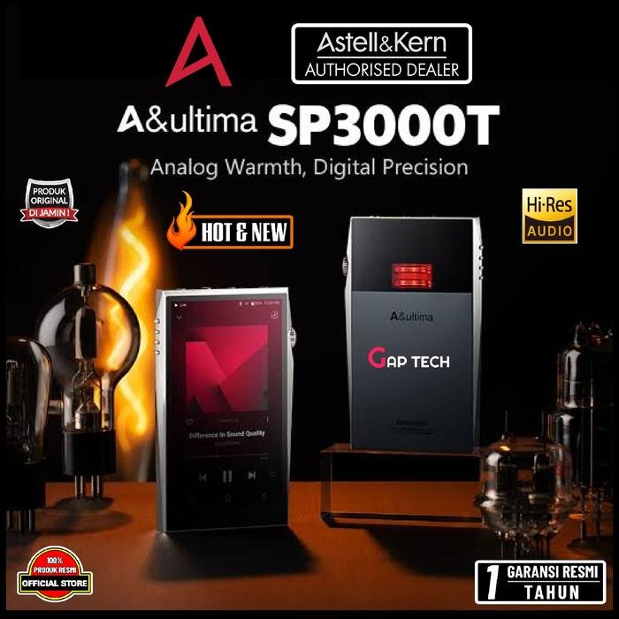 Astell&Kern A&ultima AK SP3000T / SP3000 T / SP 3000T / SP 3000 T Premium Hi-Res Vacuum Tube Music Player / Digital Audio Player / DAP Original - SP3000T DAP