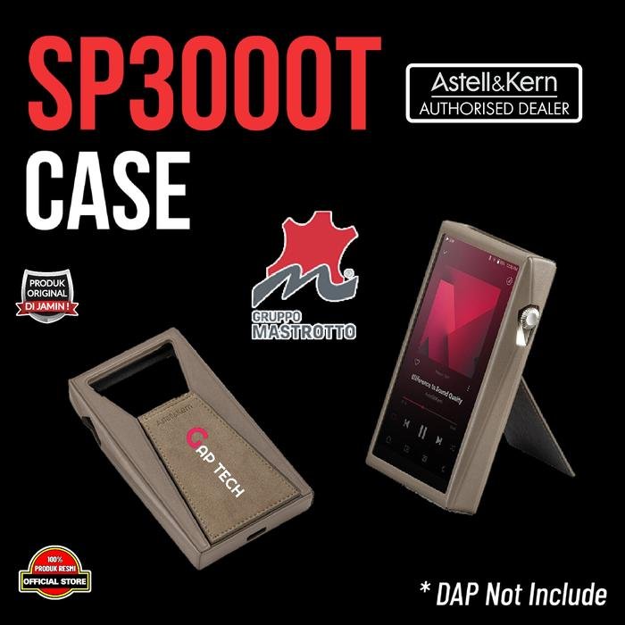 Astell&Kern A&ultima AK SP3000T / SP3000 T / SP 3000T / SP 3000 T Premium Hi-Res Vacuum Tube Music Player / Digital Audio Player / DAP Original - L.CASE TAUPE
