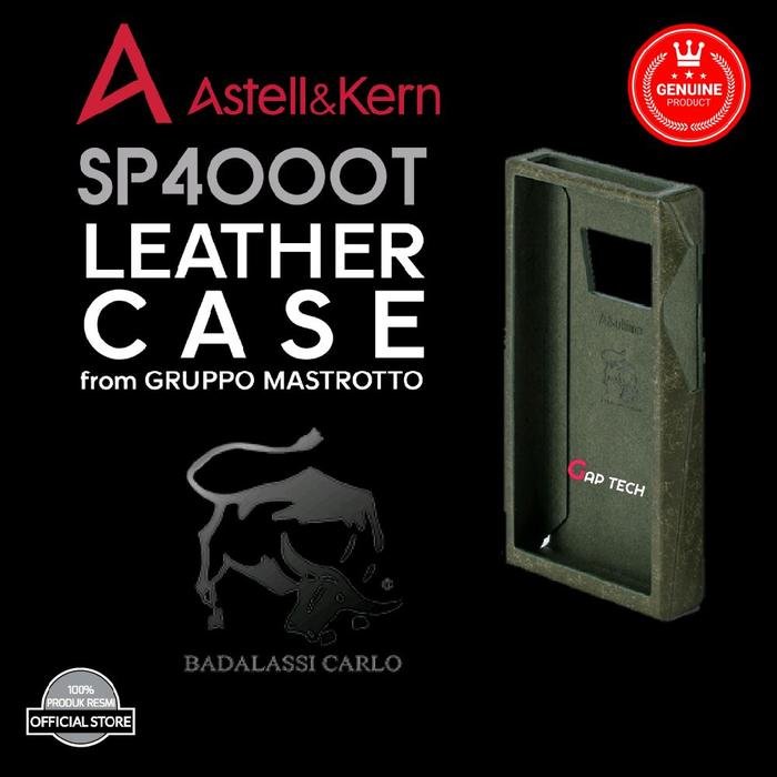 Astell & Kern A&Ultima SP4000T / SP4000 T / SP 4000 T / SP 4000T Premium Quad Tube Digital Audio Player / Music Player / DAP Original - OLIVE - LEATHER CASE