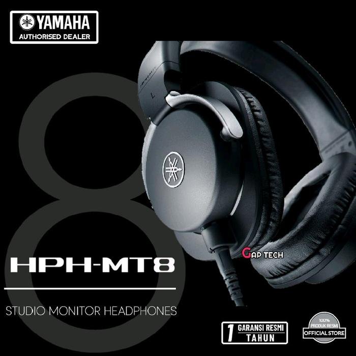 Yamaha HPH-MT5 / HPH MT5 / HPH-MT8 / HPH MT8 Professional Studio Monitor Headphones Original - HPH-MT8