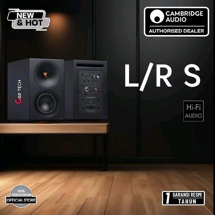 Cambridge Audio L/R S / LR S / L R S 100w Ultra Compact Active Stereo / Bookshelf Monitor Speakers Original - Black