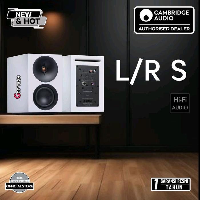 Cambridge Audio L/R S / LR S / L R S 100w Ultra Compact Active Stereo / Bookshelf Monitor Speakers Original - White