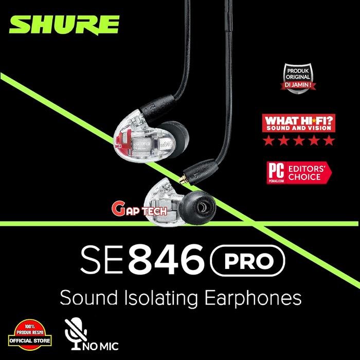 SHURE SE846 / SE 846 Gen 2 Gen2 Flagship Sound Isolation Earphones iem Original - GEN1 -PRO CLEAR