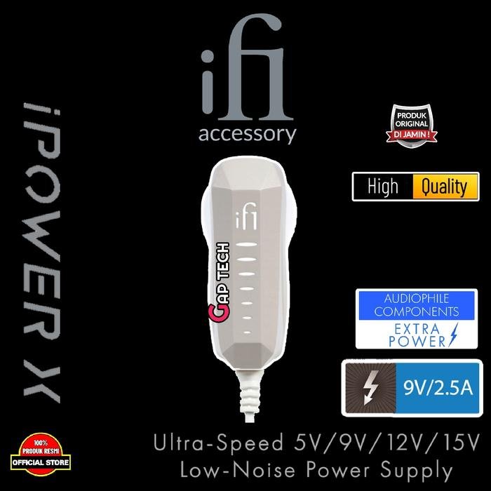 iFi iPower X / iPowerX / i Power X Low Noise Power Supply DC Adapter Original - 9V