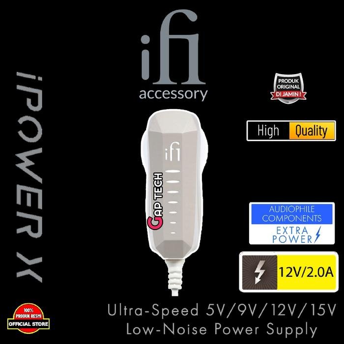 iFi iPower X / iPowerX / i Power X Low Noise Power Supply DC Adapter Original - 12V