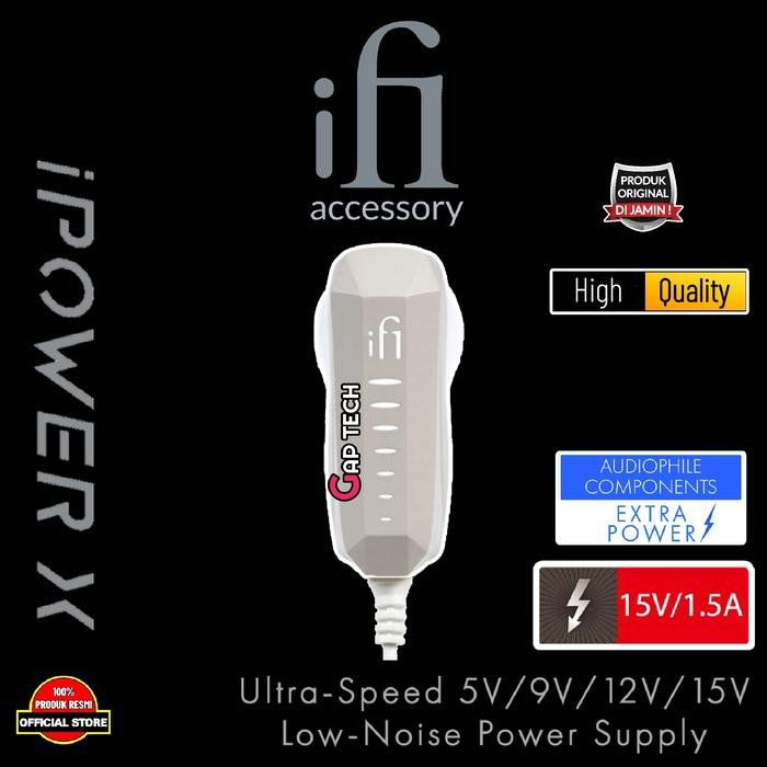 iFi iPower X / iPowerX / i Power X Low Noise Power Supply DC Adapter Original - 15V