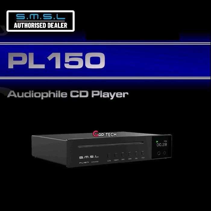 SMSL PL150 / PL 150 / PL-150 Hi-Fi CD Player CS43198 DAC Original - Black