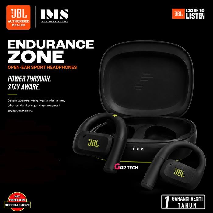 JBL Endurance Zone - True Wireless open-ear sport headphones with JBL OpenSound Technology Original - Black Lime