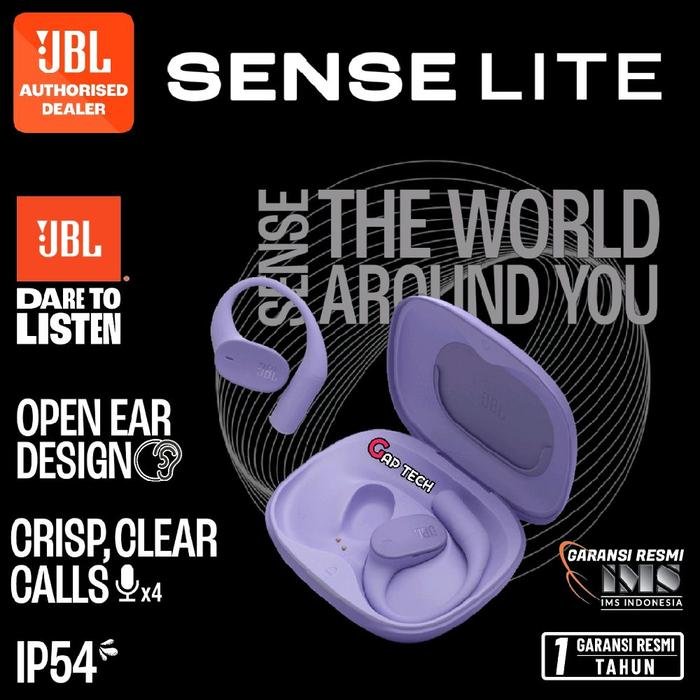 JBL Sense Lite True Wireless Open-Ear Headphones Original - Purple