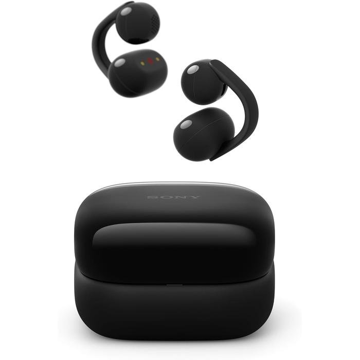 Sony LinkBuds Clip WF-LC900 LC 900 Open-ear Earbuds Wireless Headphones Original - Black
