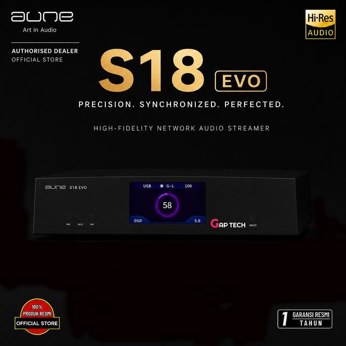 Aune S18 EVO Refrence Digital To Analog Converter DAC Original - Black