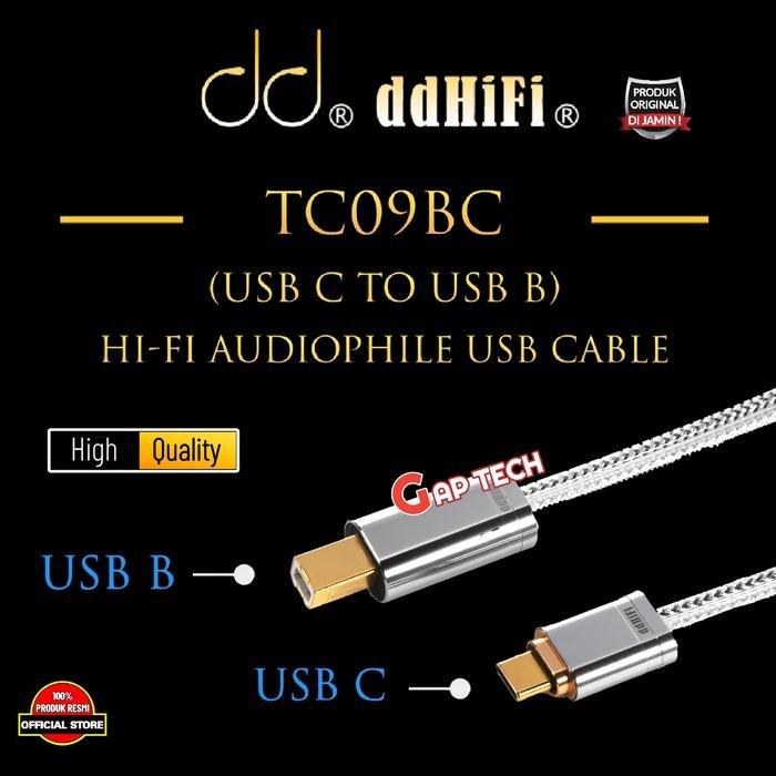 DD DDHIFI TC09BA / TC 09 BA / TC09BC /TC 09 BC HiFi USB Cable Original - TC09BC