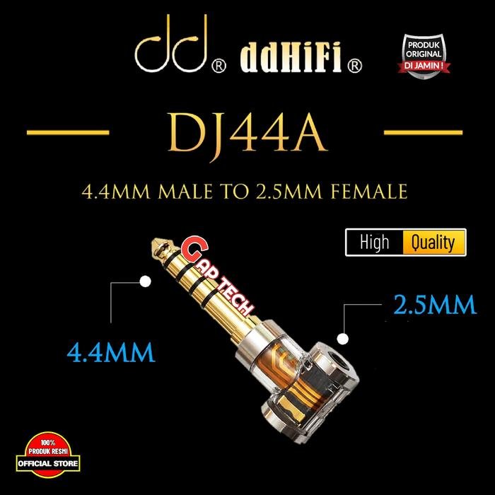DD DDHiFi DJ35A / DJ 35 A / DJ44A / DJ 44 A 2.5mm Balanced Adapter Original - DJ44A